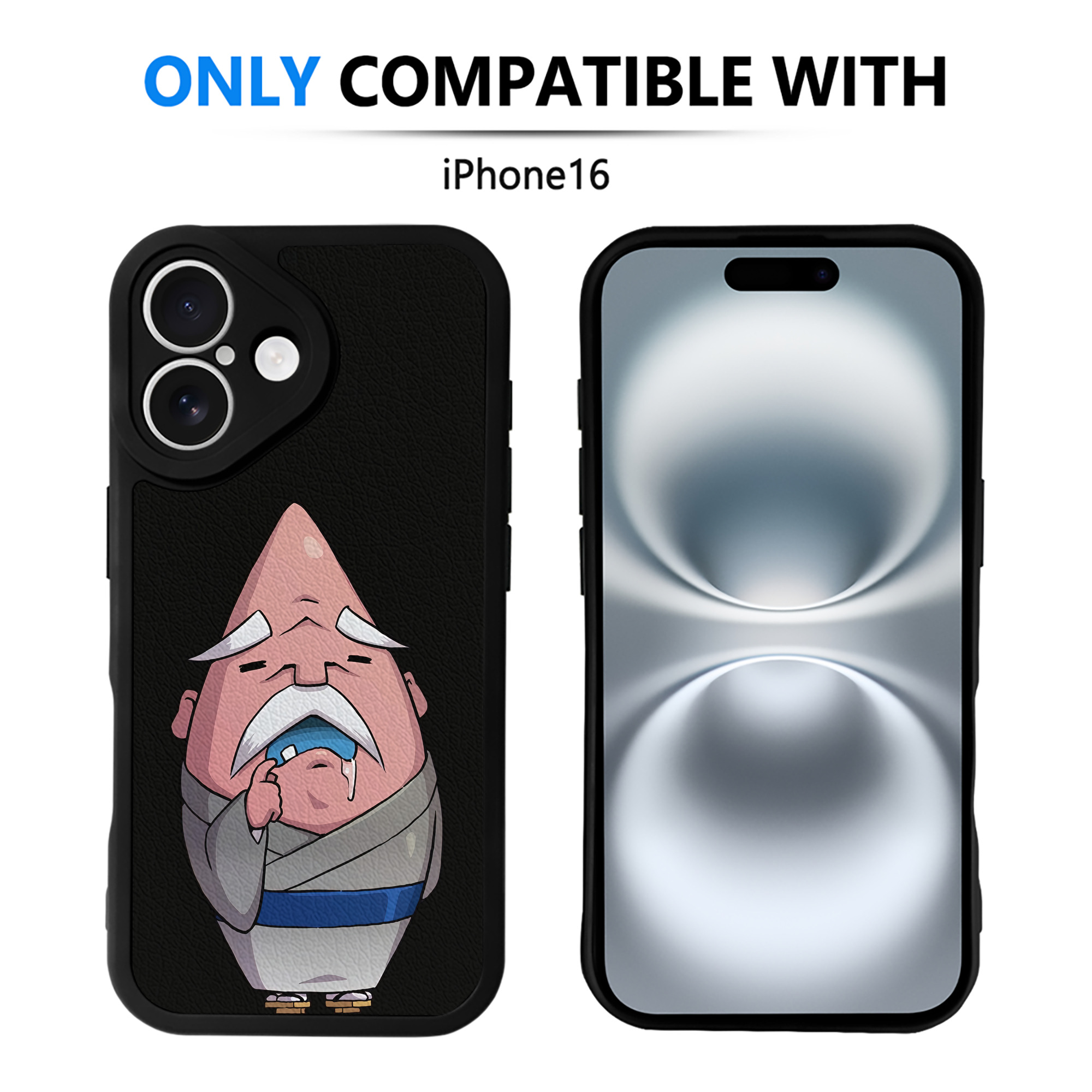 （画像用） 妖怪ウォッチ Yo-kai Watch 【iPhone 16シリーズ対応】シリコンスマホケース（レザー調） 材質：シリコン